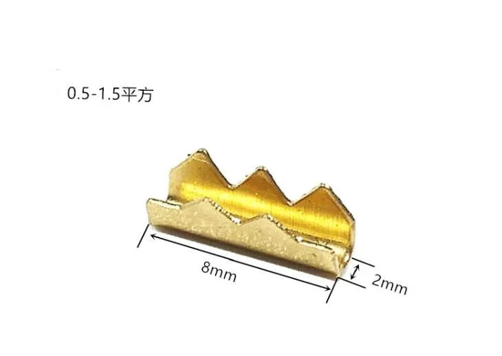 100pcs U-Shaped Crimp Terminals 451-2 Cold Connectors 0.5–1mm² Crimp Terminal Connectors Richie's Default Title
