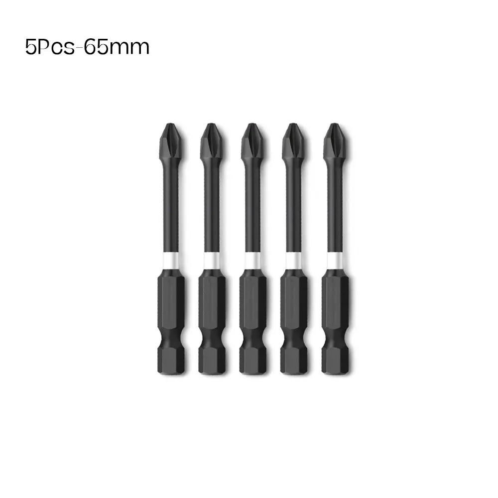 PH2 Magnetic Screwdriver Bits S2 Steel Impact Driver Set 5-9Pcs Screwdriver Bit Set Richie's 5x65mm