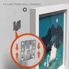 10pcs Flush Mount Brackets Interlock Hanging Buckle Frame Hooks Picture Frame Hooks Richie's