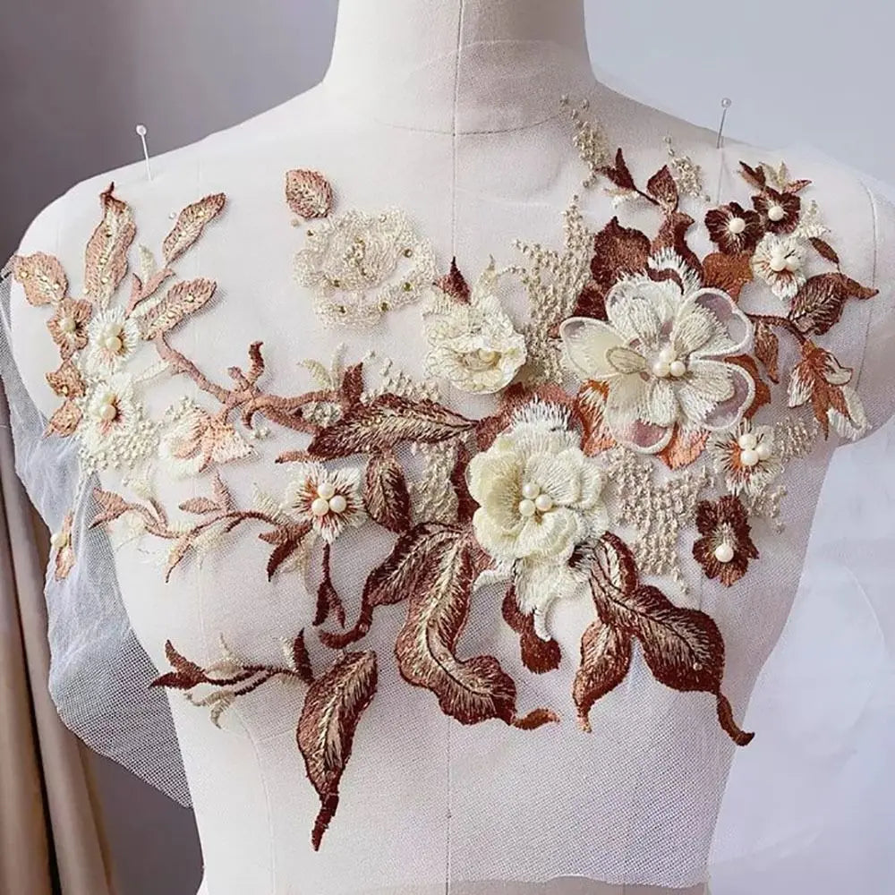 Sequin Embroidery Floral Patch – DIY Appliqué for Costumes Embroidery Patch Richie's