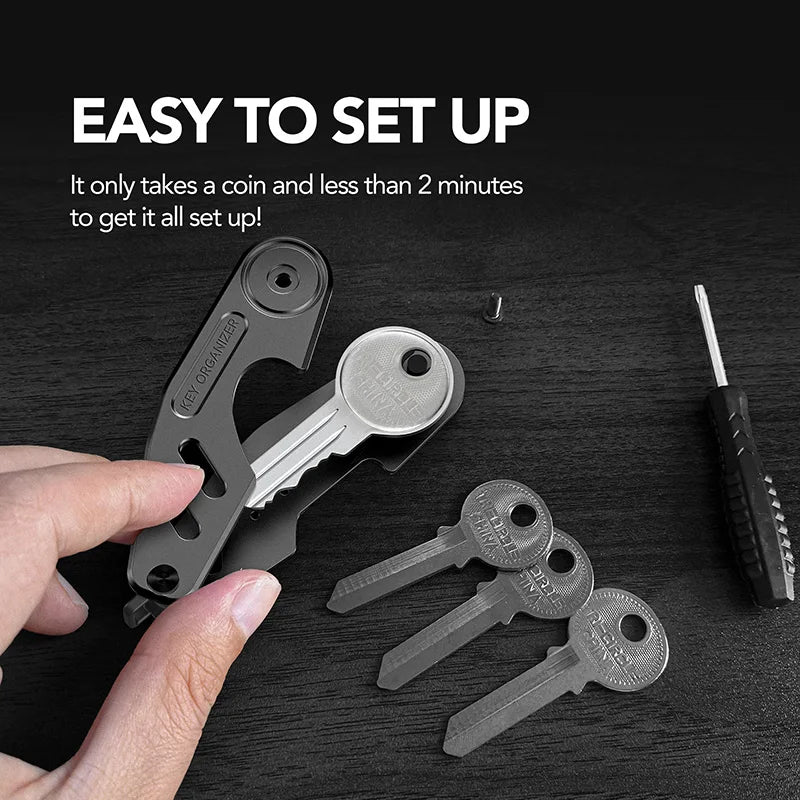 Zeeker Retro Bronze Folding Key Organizer | Zinc Alloy Holder Key Organizer Richie's