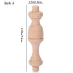 Vintage Wood Carved Furniture Leg – European Style Cabinet Foot Furniture Leg Richie's 5