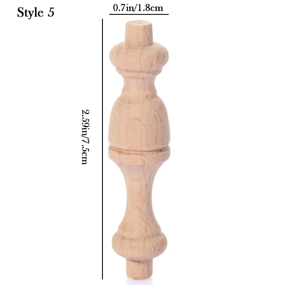 Vintage Wood Carved Furniture Leg – European Style Cabinet Foot Furniture Leg Richie's 5