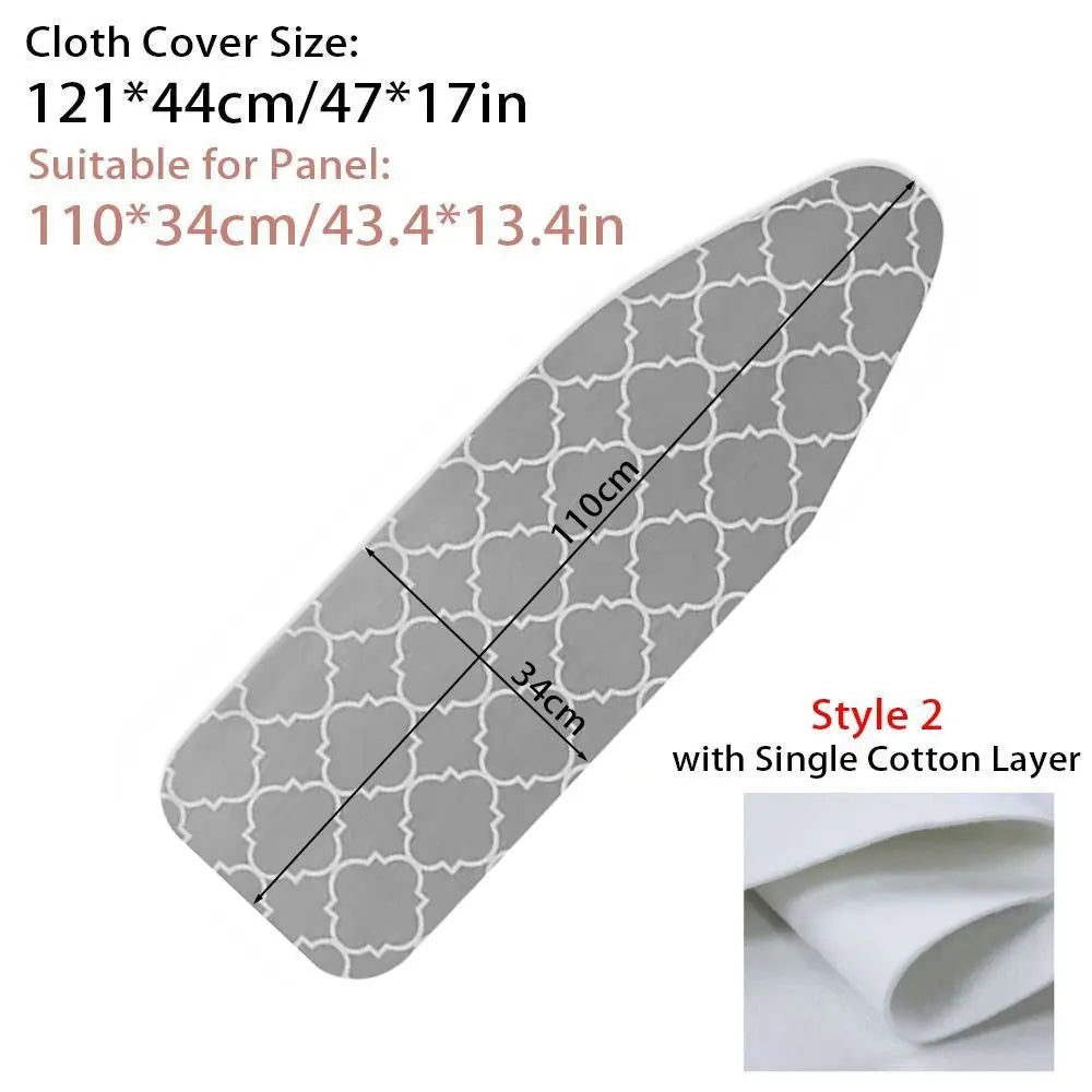 Stain Resistant Ironing Board Cover – Thick Cotton Elastic Edge Ironing Board Cover Richie's 2 for Panel 110x34cm