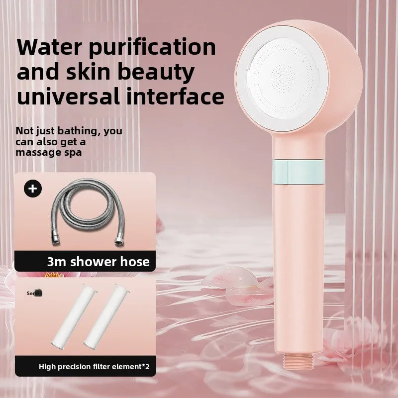 Pressurized Handheld Shower Head with Purification Filter Handheld Shower Head Richie's Powder set 6