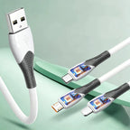 1M USB-A & USB-C to Type-C Dual Interface Fast Charging Cable USB Charging Cable Richie's
