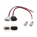5Pcs USB Type-C Female to JST PH 2.0mm 2-Pin Wire Connectors Wire Cable Connector Richie's