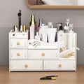 Desktop Makeup Organizer with Mirror & Multi-Drawer Storage Makeup Organizer Richie's Default Title