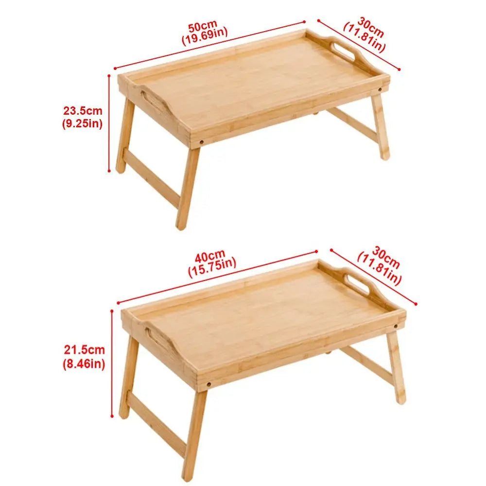 Bamboo Folding Table – Mini Laptop Bed Desk & Sofa Tray Bamboo Folding Desk Richie's