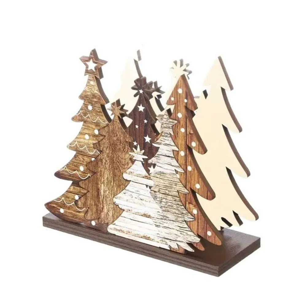 Wooden Christmas Tree Napkin Holder – Tabletop Xmas Decor Napkin Holder Richie's