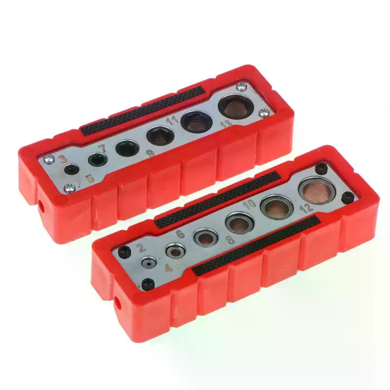 Woodworking Drill Guide Locator – HSS Hole Puncher Jig 2–12mm Woodworking Drill Guide Richie's