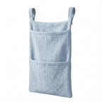 Cotton Baby Diaper Bag Crib Bedside Hanging Stroller Organizer Baby Diaper Bag Richie's Blue