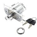 Zinc Alloy Press-Type Sliding Door Lock – Cabinet & Wardrobe Sliding Door Lock Richie's Single A