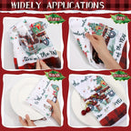 5-Piece Christmas Microfiber Towel Set – Snowflake & Heart Holiday Towel Set Richie's