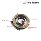 Spiral Coil Torsion Spring 0.7–1.5mm Alloy Steel Scroll Spring Torsion Coil Spring Richie's A1