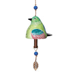 Resin Bird Wind Chime Hand Painted Outdoor Hanging Ornament Wind Chime Richie's Green