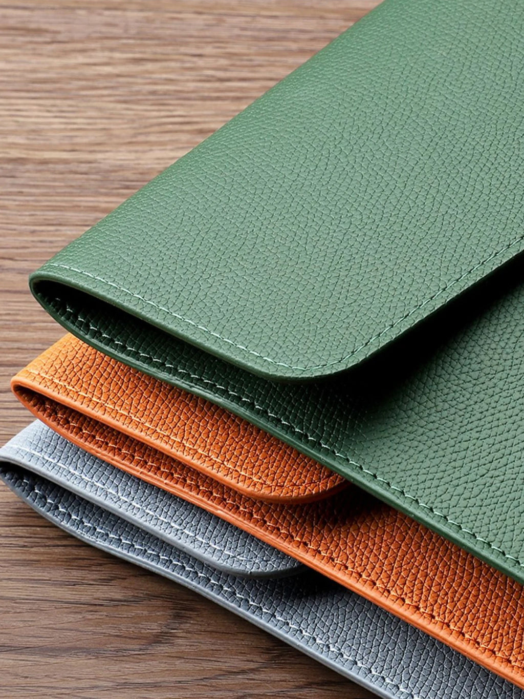 PU Leather A4 Document Folder Snap Closure | Water-Resistant Document Folder Richie's