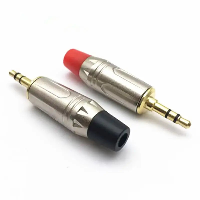 Gold-Plated 3.5mm Stereo Audio Plug DIY Headphone Jack Connector Audio Plug Connector Richie's