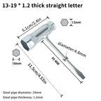 2-in-1 Spark Plug Socket Wrench – High Carbon Steel Spanner Socket Wrench Tool Richie's 13 1912