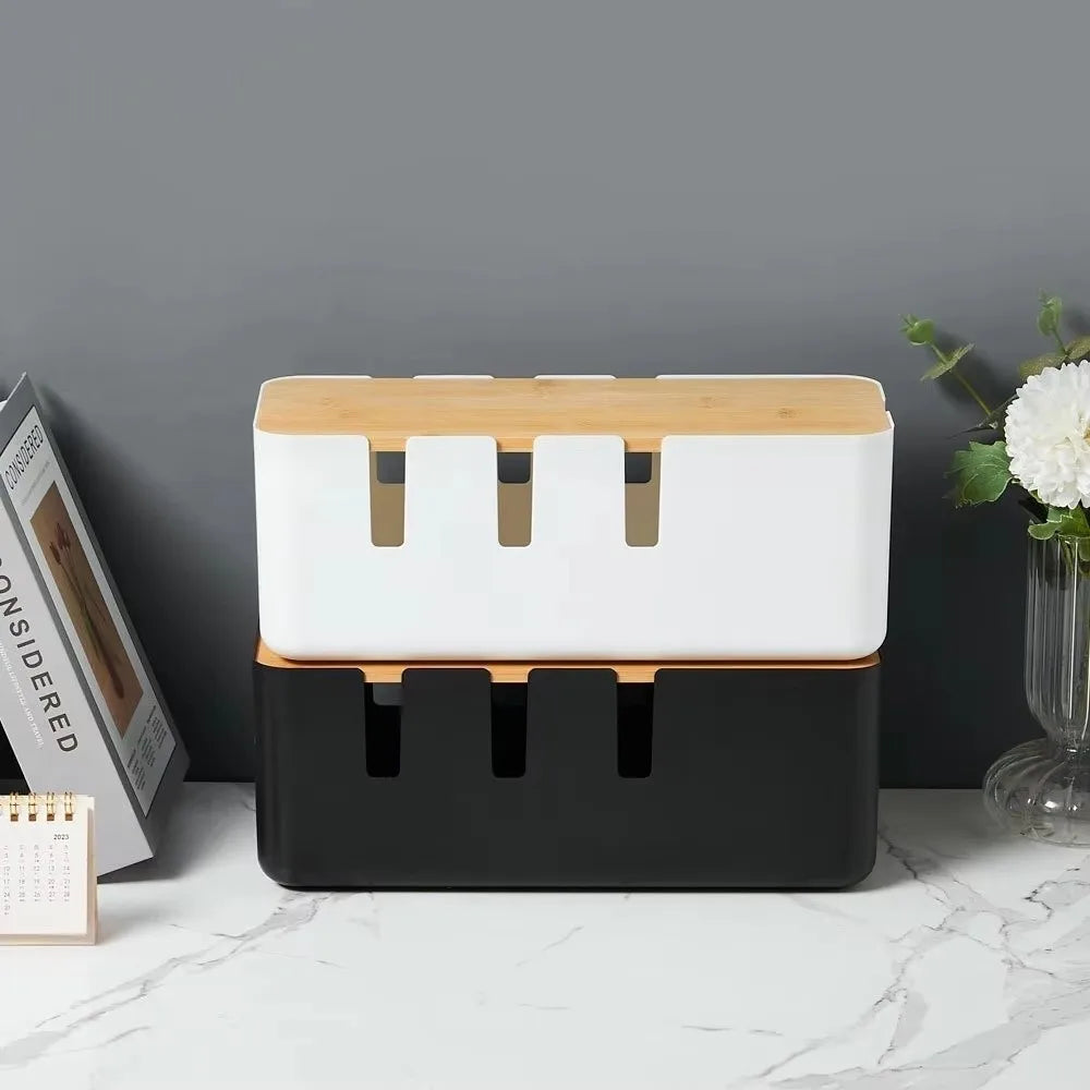 Cable Management Box Power Strip & Wire Organizer Cable Management Box Richie's