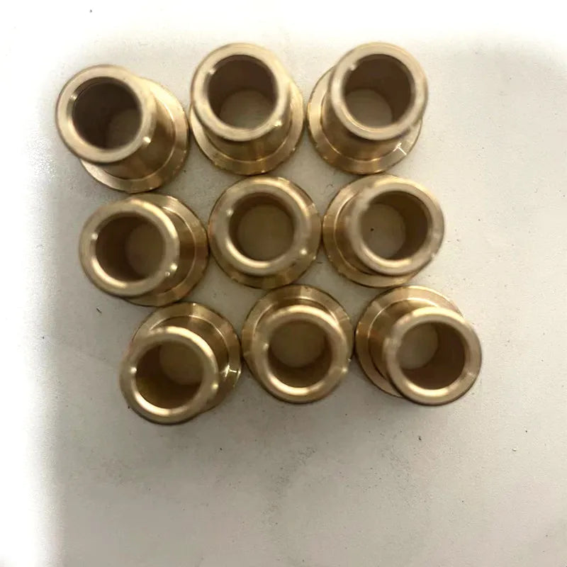 10PCS Flange Self-Lubricating Copper Bushing Oil Bearing Guide Sleeve Flange Copper Bushing Richie's