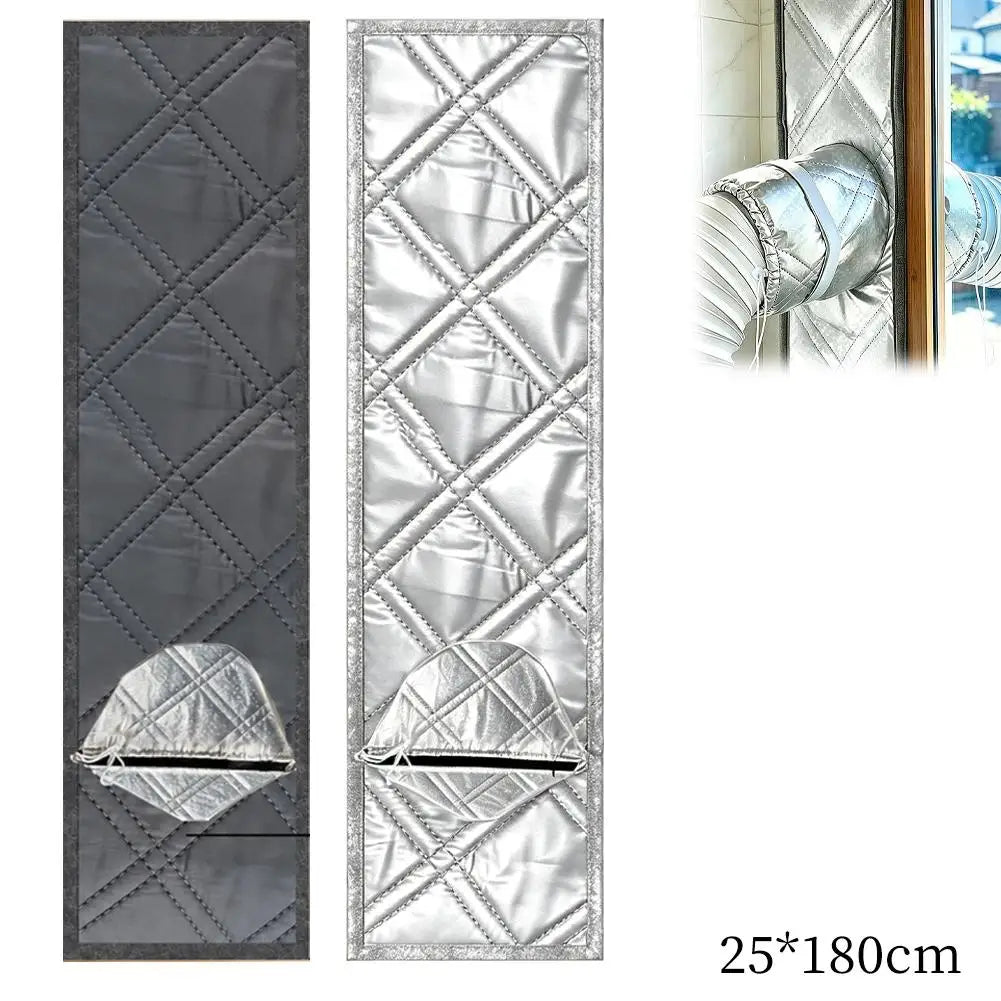 Portable AC Window Seal Kit – Silver Thermal Insulation AC Window Seal Kit Richie's B