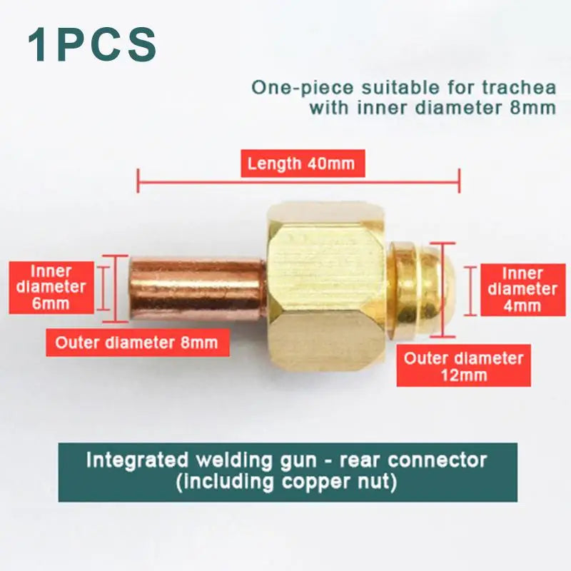 QQ 150A Welding Torch Power Cable Connector – 8mm & 10mm Nut Welding Cable Connector Richie's A1