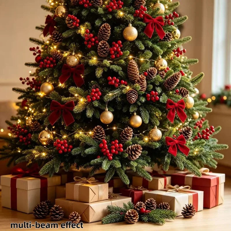 24pcs Artificial Pine, Pinecone & Red Berry Christmas Bouquet Christmas Decor Set Richie's