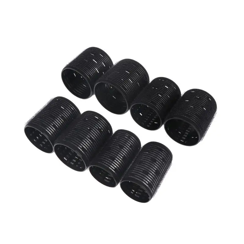 8-Piece Aluminum Core Self-Grip Hair Rollers – Volume & Curls Hair Rollers Set Richie's Black