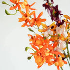 73cm Faux Butterfly Orchid Artificial Flower 3 Fork Stem Artificial Flower Stem Richie's