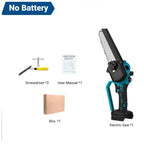 8-Inch Brushless Cordless Chainsaw for Makita 18V Battery Cordless Chainsaw Richie's No Battery