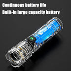 2000LM Tactical LED Flashlight USB-C Rechargeable Zoomable Torch Tactical Flashlight Richie's