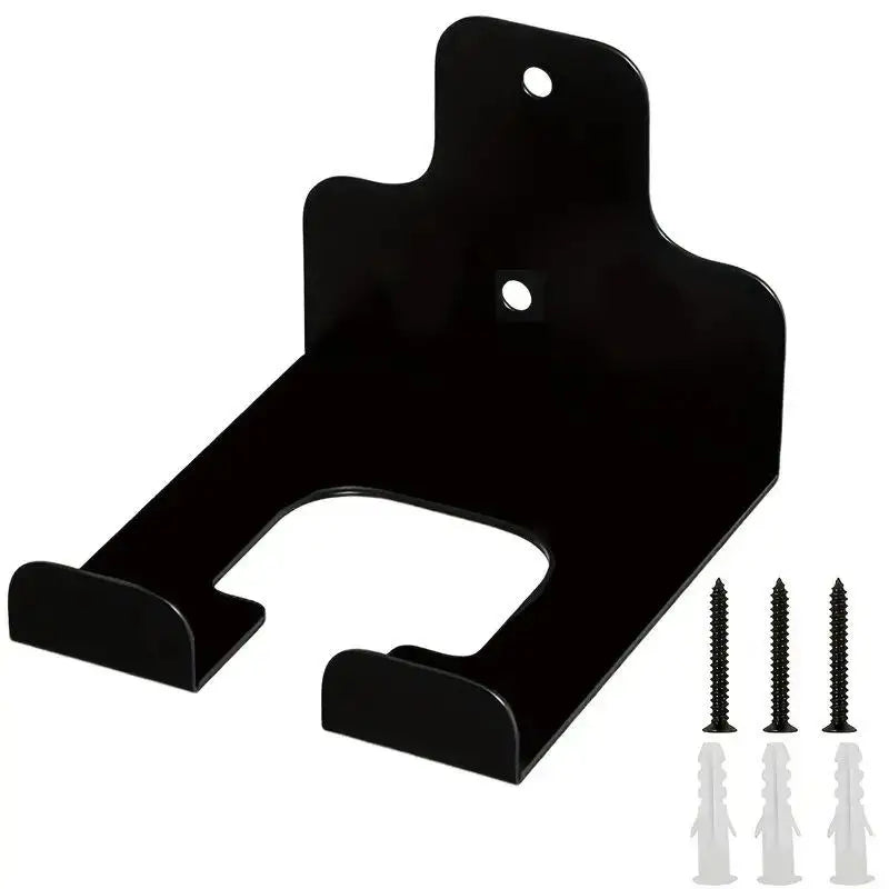 Wall Mounted Garden Tool Rack – Trimmer & Chainsaw Organizer Garden Tool Rack Richie's black