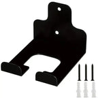 Wall Mounted Garden Tool Rack – Trimmer & Chainsaw Organizer Garden Tool Rack Richie's black