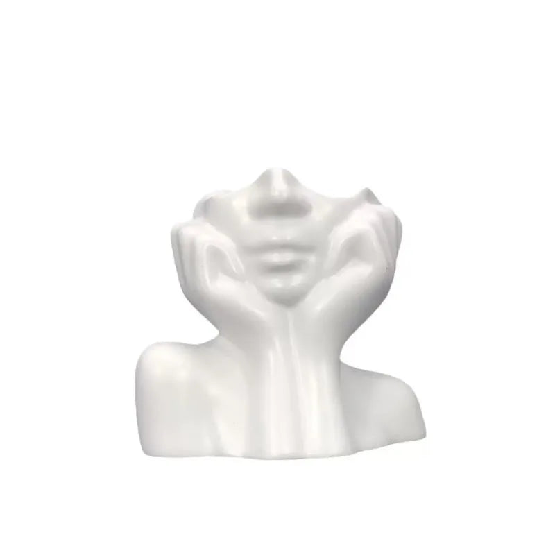 Hand-Shaped Makeup Brush Holder – Vanity Desk Organizer Makeup Brush Holder Richie's 1pc Pattern 1