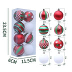 8-Pack 6cm Electroplated Plastic Christmas Ball Ornaments Christmas Tree Ornaments Richie's 1
