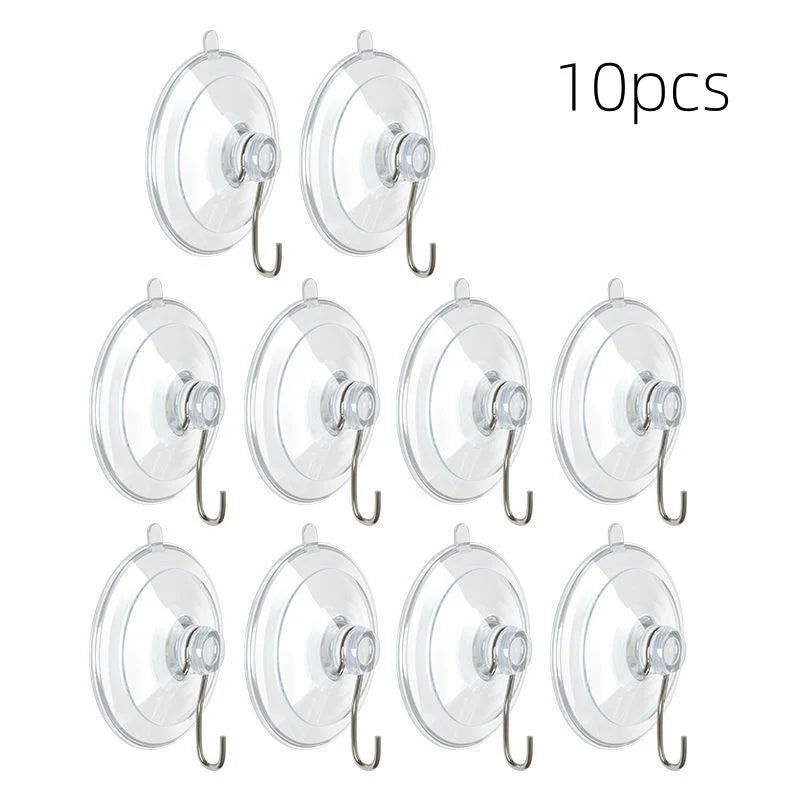 Suction Cup Hooks – No-Drill Wall Hanger for Kitchen & Bathroom Suction Cup Hooks Richie's 10PCS