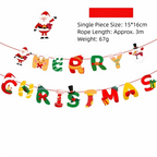 Santa Claus Christmas Bunting Banner | DIY Holiday Party Decor Christmas Party Banner Richie's B