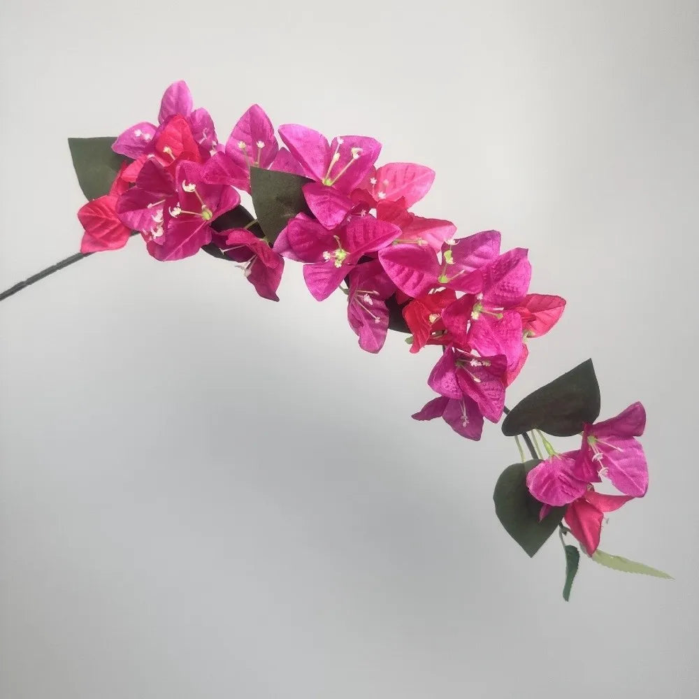 Realistic Silk Artificial Bougainvillea Branch UV Resistant 80cm Artificial Flower Branch Richie's
