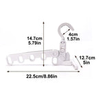 Foldable Travel Clothes Drying Rack – 5-Hook Adjustable Hanger Clothes Drying Rack Richie's