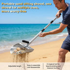Stainless Steel Sand Scoop Sifter Shovel for Metal Detecting Metal Detecting Scoop Richie's