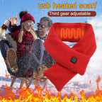 USB Electric Heated Scarf – Thermal Neck Wrap for Outdoor Use Electric Heated Scarf Richie's