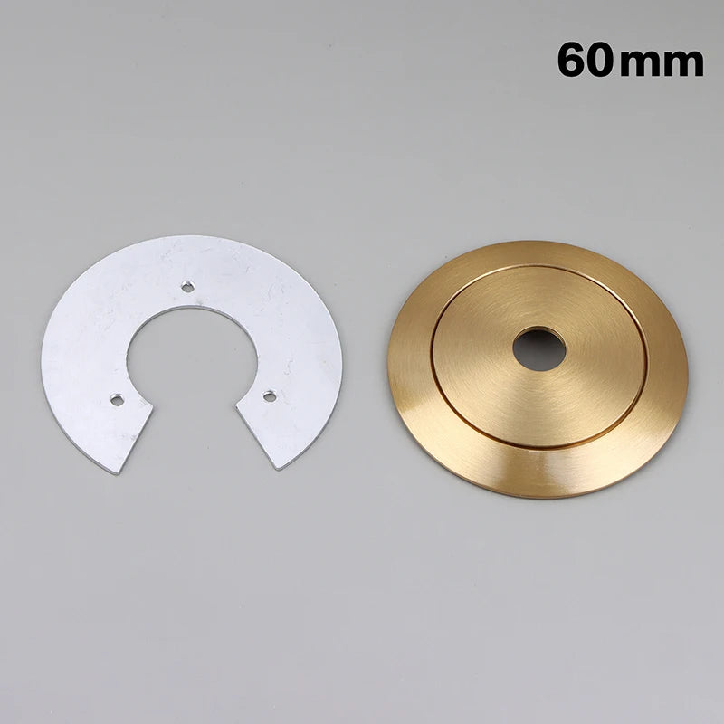 Aluminum Arc Cap Glass Globe Lampshade Holder – Flying Saucer Lampshade Holder Cap Richie's 60mm Copper