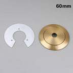 Aluminum Arc Cap Glass Globe Lampshade Holder – Flying Saucer Lampshade Holder Cap Richie's 60mm Copper