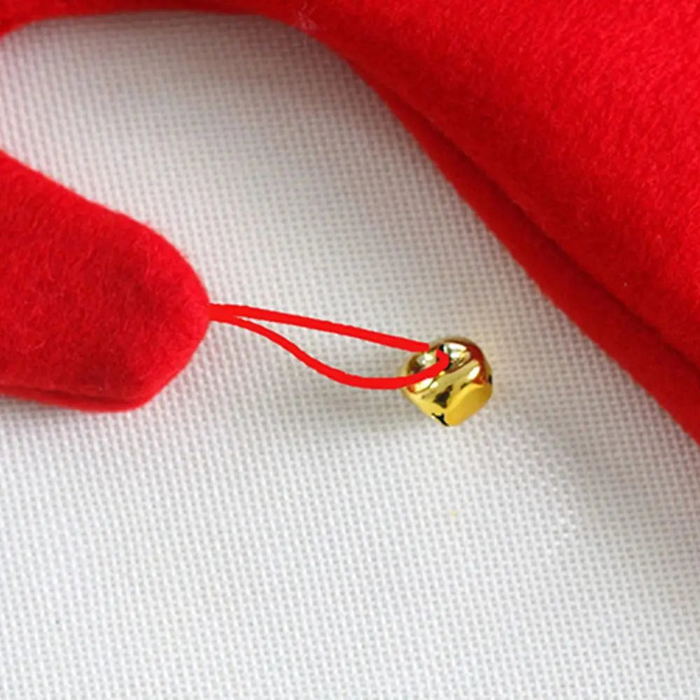 Kids Christmas Elf Hat with Bell – Plush Santa Cap for Boys & Girls Christmas Costume Hat Richie's