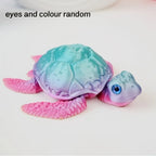 3D Printed Turtle Ornament – Colorful PLA Desktop Statue 8.5cm Desktop Figurine Richie's A