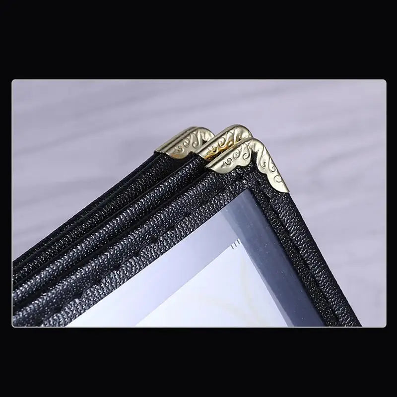 Foldable A4 PVC Menu Cover – Waterproof Double Panel Holder Menu Cover Holder Richie's