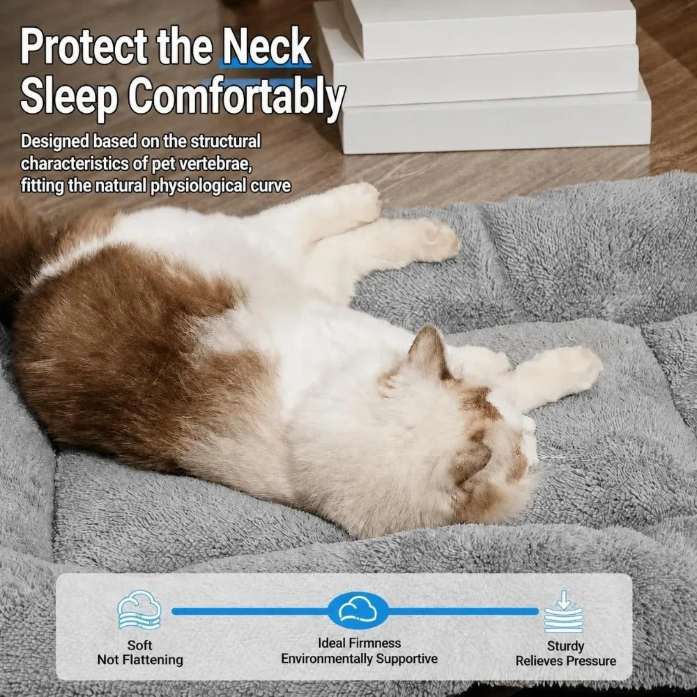 Super Soft Non-Slip Cat Bed Mat | Flannel Pet Cushion Cat Bed Mat Richie's