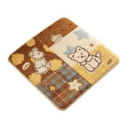 Cute Cartoon Chair Cushion 40x40cm Plush Imitation Cashmere Seat Pad Chair Seat Cushion Richie's Style 5