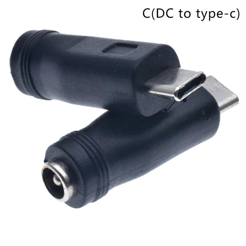USB-C / Micro USB to DC 5.5x2.1mm Power Adapter 5V USB Power Adapter Richie's C-1pc